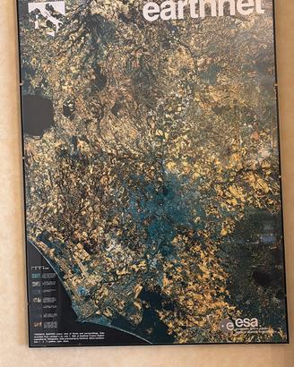 Foto satellitare del Lazio