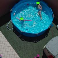 Piscina fuoriterra + aspirapolvere + cloro