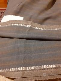 Tessuto Zegna rigato primaverile di m. 1,56