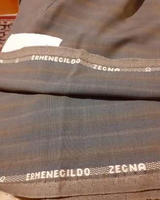 Tessuto Zegna rigato primaverile di m. 1,56
