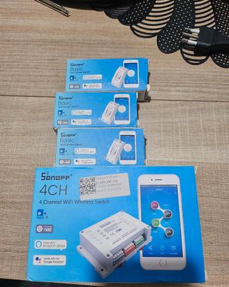 kit sonoff per domotizzare luci  tapparelle altro 