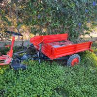 Carrello per motozappa 4x4 trazionato