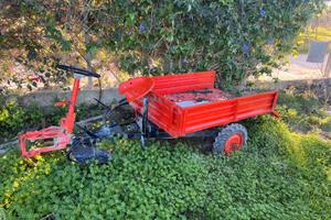 Carrello per motozappa 4x4 trazionato