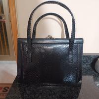 borsa in vera pelle di pitone