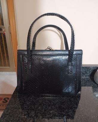 borsa in vera pelle di pitone