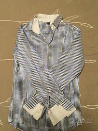 Camicia NARACAMICIE a Righe Blu/Nere