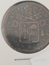 moneta da 1/2 baiocco 1836