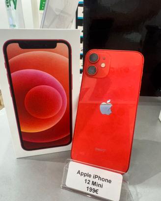 Apple iPhone 12 mini 64Gb Red con garanzia 12 mesi