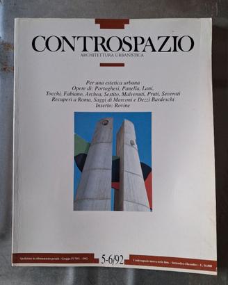 Controspazio 5-6/1992 Rivista architettura e urban