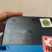 Console Nintendo 2Ds Nero Blu Funzionante Pal