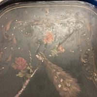 letto ferro pieno con dipinto