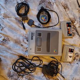 Nintendo SNES PAL + pad + cavi + FIFA 97 e F1 pole