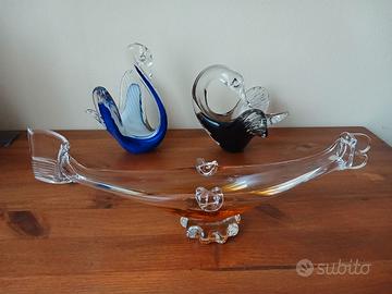 Soprammobili in vetro di Murano