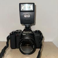 Mamiya zm quartz +50mm f/2 + flash originale