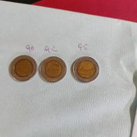 3 Monete da 500 lire 