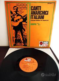 Gruppo Z - Canti Anar chici Italiani LP del 1974