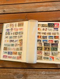 Collezione di francobolli album incluso