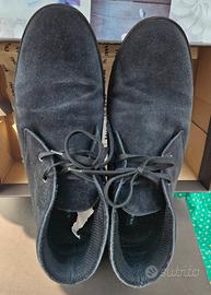 scarpe Frau scamosciate blu