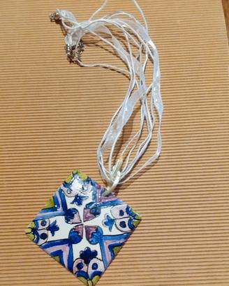 Collana in ceramica di Caltagirone