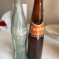 Bottiglia coca cola fanta antiche