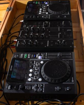Pioneer DJM-350 + Coppia Gemini MDJ-500