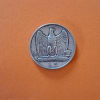Moneta da 5 lire Aquilotto 1927