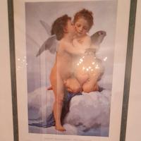 Quadro con stampa fotografica di due angioletti