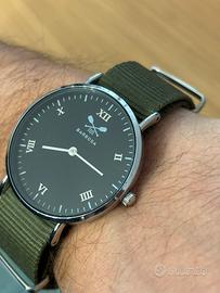 Orologio Barbosa Minimal Cinturino Nato Verde
