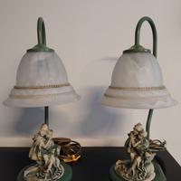 ROMANTICA COPPIA DI LAMPADE "ROMEO E GIULIETTA"