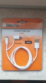 Connettore Doppio - USB - USB tipo C e Micro USB