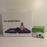 Materasso Gonfiabile Auto SUV Blu Navy - pompa