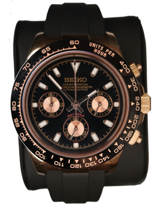 Seiko Mod Daytona Oro Rosa