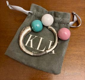 Bracciale Sentido con tre palline ceramica