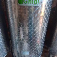 Bidone olio acciaio inox 200L