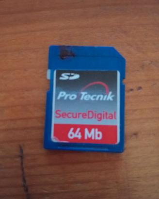 Scheda sd 64 MB