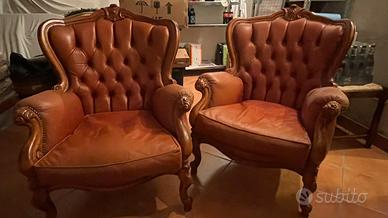 Coppia di poltrone vintage