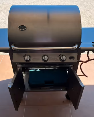 Barbecue a gas in acciaio inox