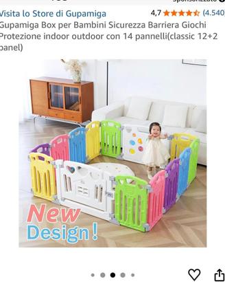 Recinto box bambini