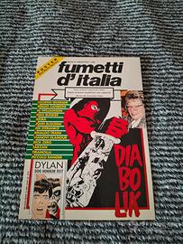 Dylan Dog su fumetti Italia promocard vintage 90