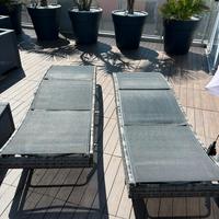 Coppia di lettini prendisole design