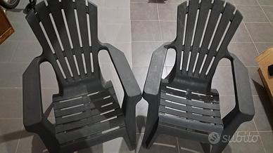 Sedie per giadino o piscina