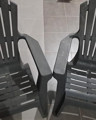 Sedie per giadino o piscina