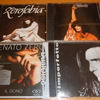 Tre cd e un cd/dvd di Renato Zero