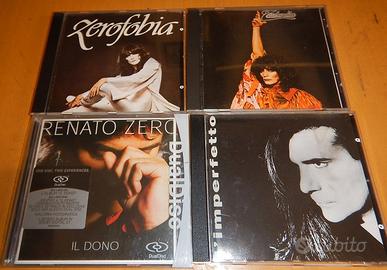 Tre cd e un cd/dvd di Renato Zero