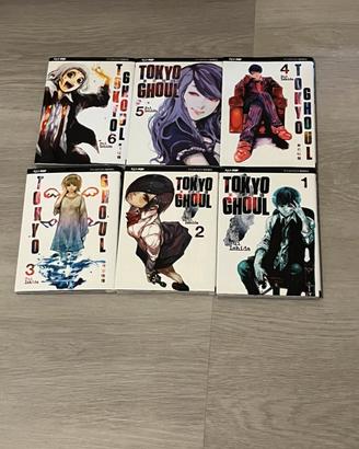 Manga tokyo ghoul volumi 1-6