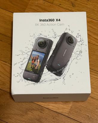 Insta360 x4 + 4 batterie + custodia