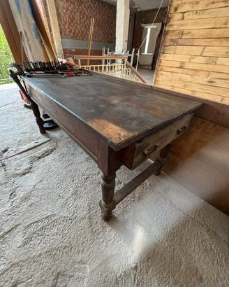Tavolo banco  da lavoro con cassetto laterale
