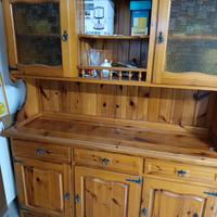credenza e Piattiera in pino risso