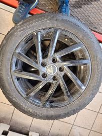 A499 - PNEUMATICI 205/55 R16 + CERCHI AUDI