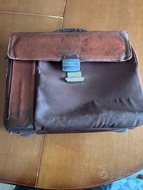 borsa piquadro marrone in vera pelle